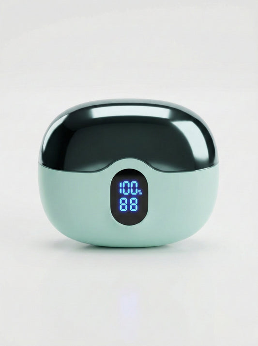 Wireless Bluetooth Earbuds with LED Battery Display, upto 100 Hours Playtime, 50ms Low Latency Beast Mode, Touch Control, Deep Bass